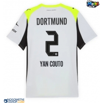 Moški Nogometni dresi Borussia Dortmund Yan Couto #2 Gostujoči 2025-26 Kratek Rokav